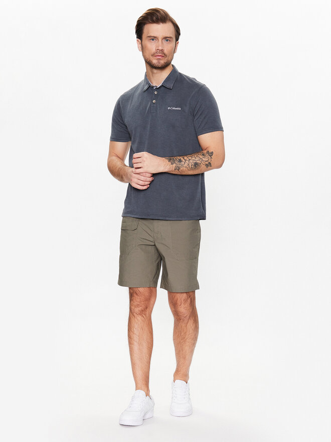 Columbia Columbia Poloshirt Nelson Point 1772721 Grau Regular Fit