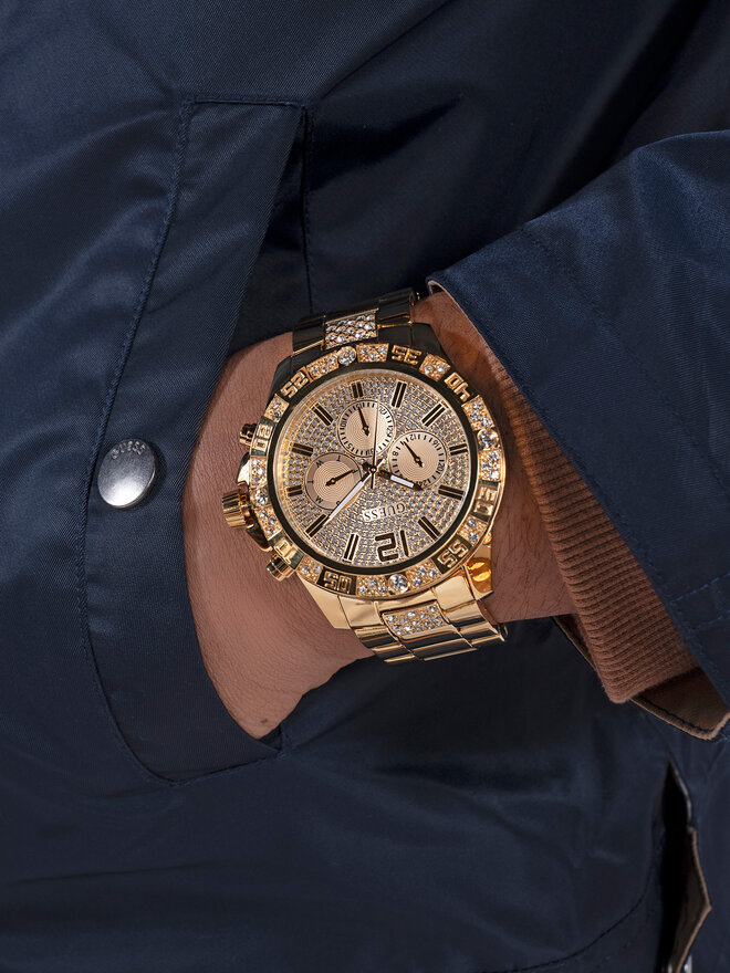 Guess Zegarek Guess GW0796G2 Złoty