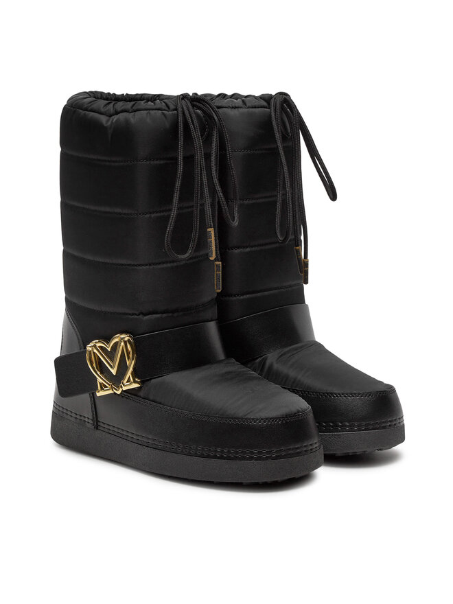 LOVE MOSCHINO Μπότες Χιονιού LOVE MOSCHINO JA24052G1LISB00B Μαύρο