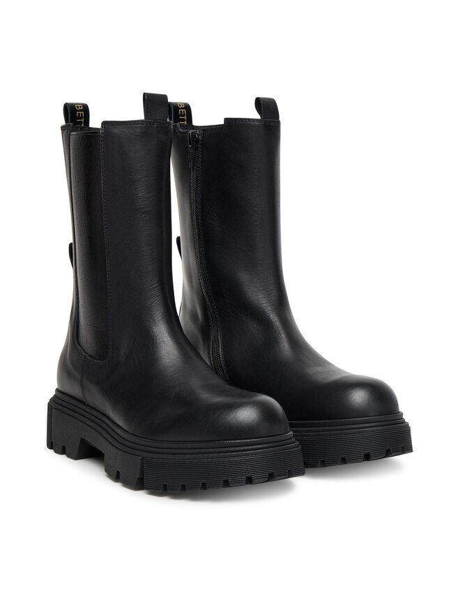 Elisabetta Franchi Botki Elisabetta Franchi Chelsea Boot F4A5-E0416-1251 D Czarny