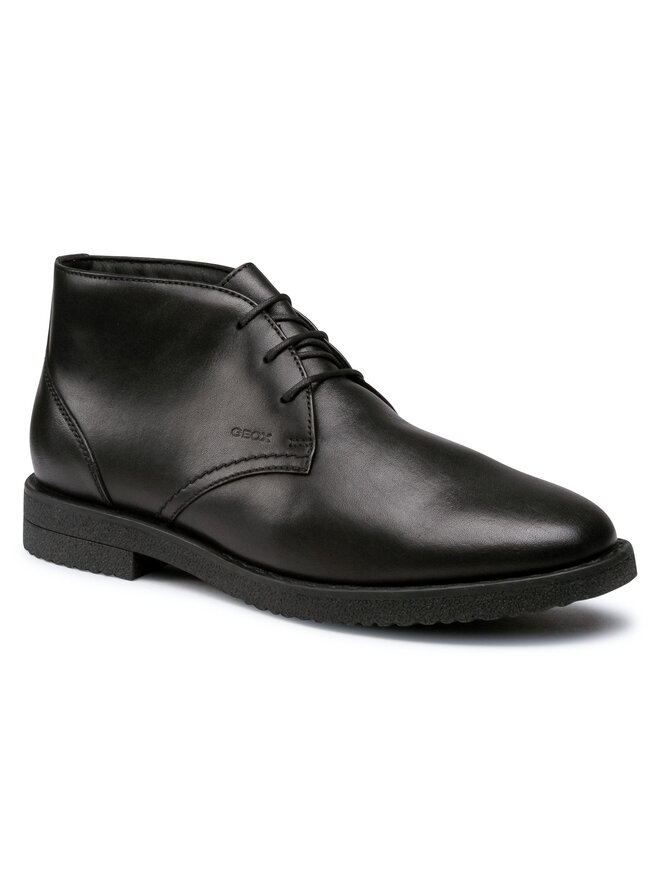Geox Schnürschuhe Geox U Brandled B U043MB 00085 C9999 Schwarz