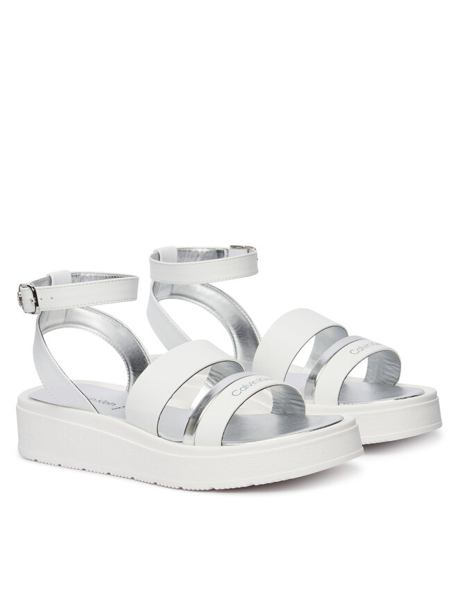 Calvin Klein Sandalen Calvin Klein Velcro Sandal V4A2-83261-0326 D Weiß