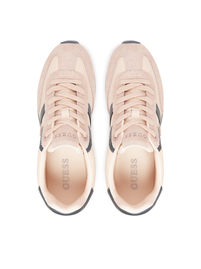 Guess Сникърси Guess FLTSAP LEA12 Розов