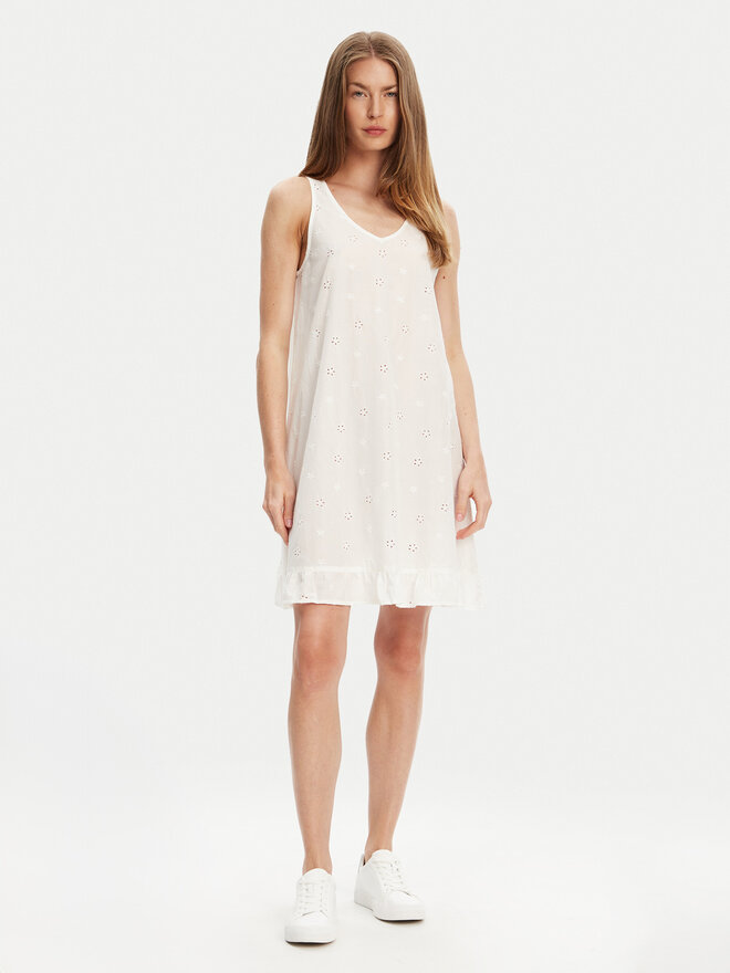 United Colors Of Benetton United Colors Of Benetton Νυχτικό 4SHX3C008 Εκρού Regular Fit
