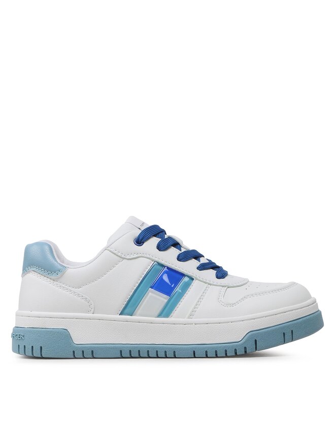 Tommy Hilfiger Αθλητικά Tommy Hilfiger Flag Low Cut Lace-Up Sneaker T3X9-32869-1355 S Λευκό
