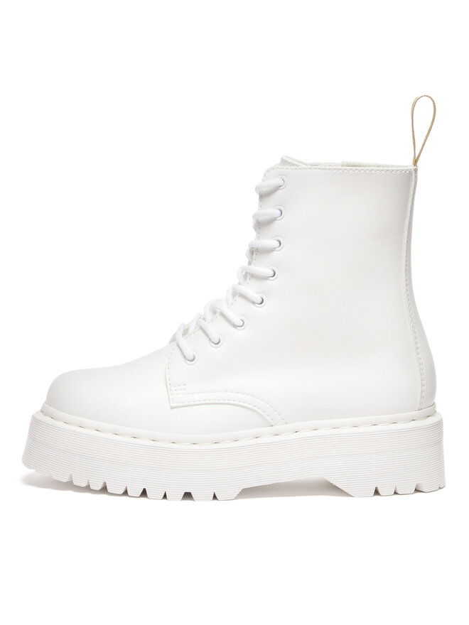 Dr. Martens Bocanci Dr. Martens Vegan Jadon II Mono Alb