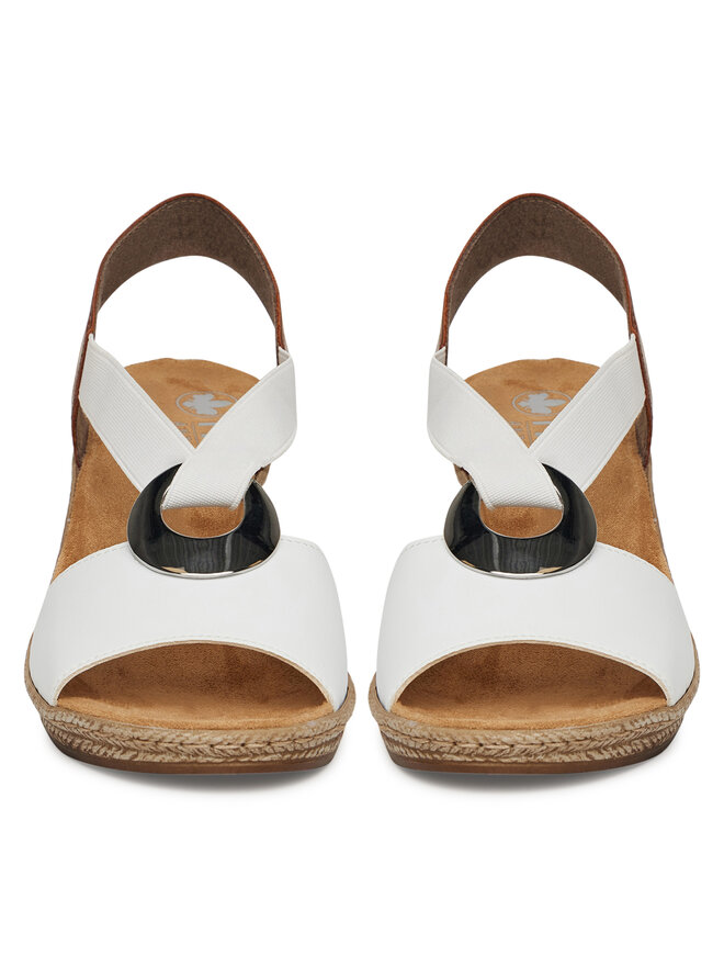 Rieker Sandalen Rieker 624H6-81 Weiß