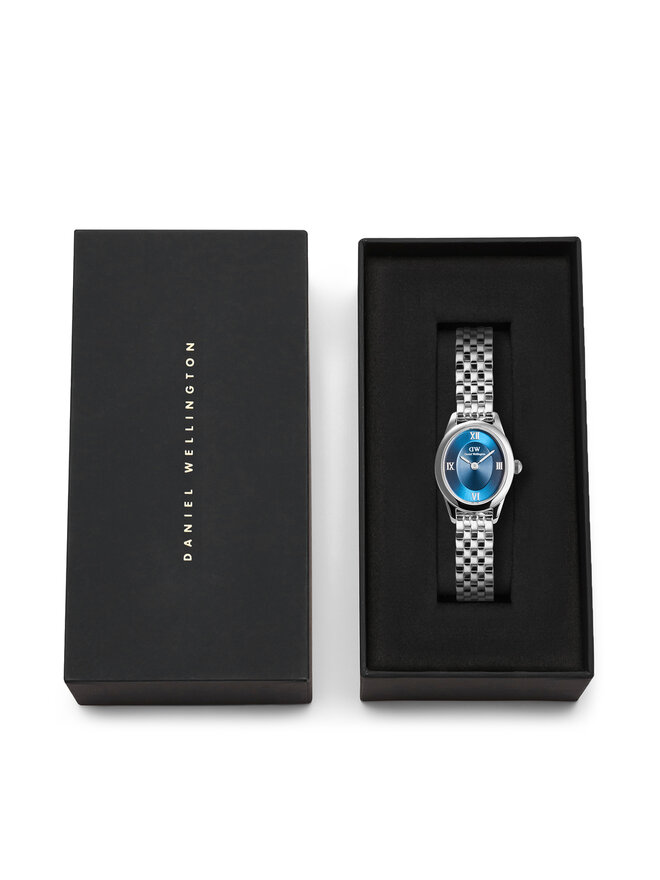 Daniel Wellington Ročna ura Daniel Wellington Ophelia Mini 22 DW00100807 Srebrna