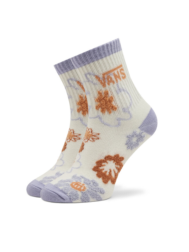 Calcetines altos para mujer Vans Summer Bloom Crew VN000GMH7VJ1 Beis zapatos.es
