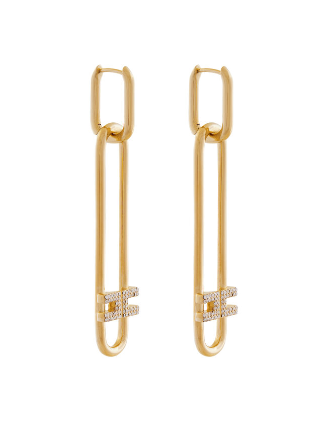Elisabetta Franchi Сережки Elisabetta Franchi OR-10A-52E2-V250 Золотий
