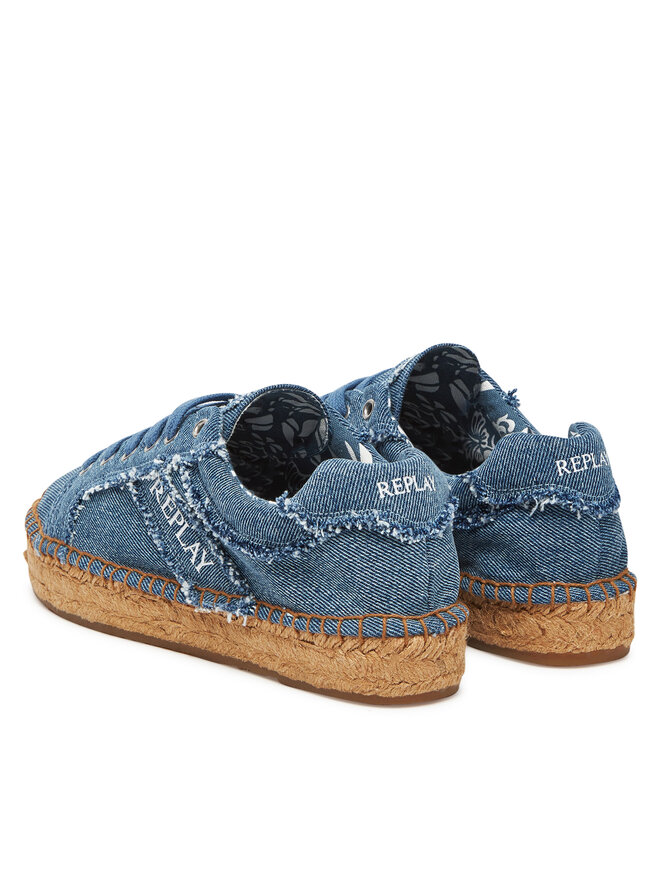 REPLAY Espadrile REPLAY GWF22 .000.C0088T Albastru