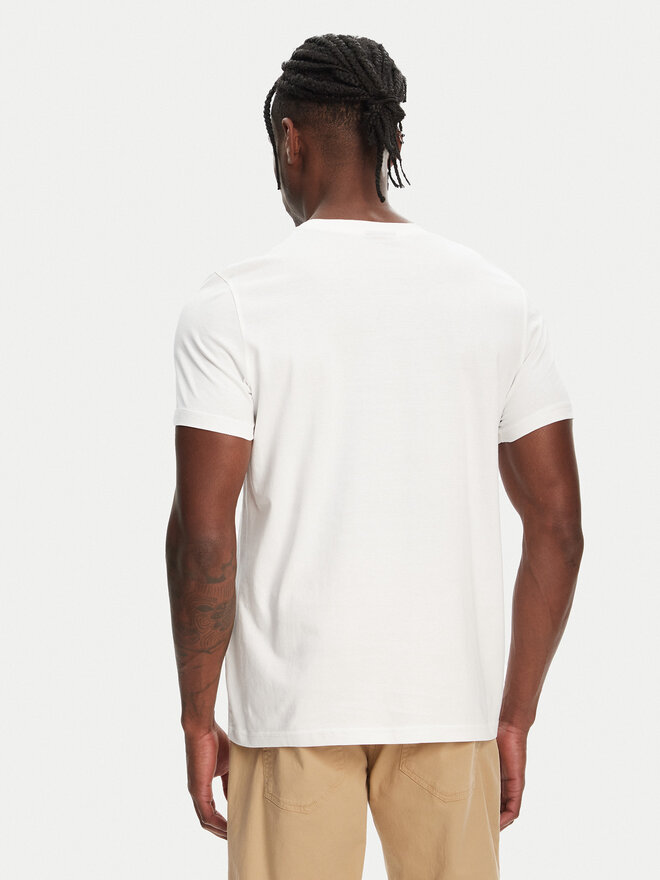 Robe di Kappa Robe di Kappa Camiseta Luc 611187W Blanco Regular Fit