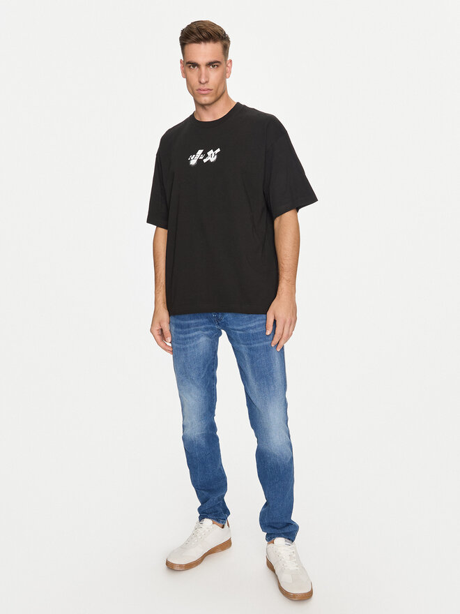 REPLAY Replay T-Shirt MMG330.000.23454 Μαύρο Oversize