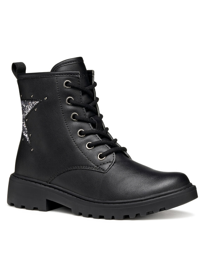 Geox Боти Geox J Casey J9420G 03WEW C9B1G S Черен
