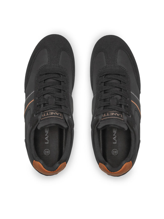 Lanetti Sneakers Lanetti MP07-01378-03 Schwarz