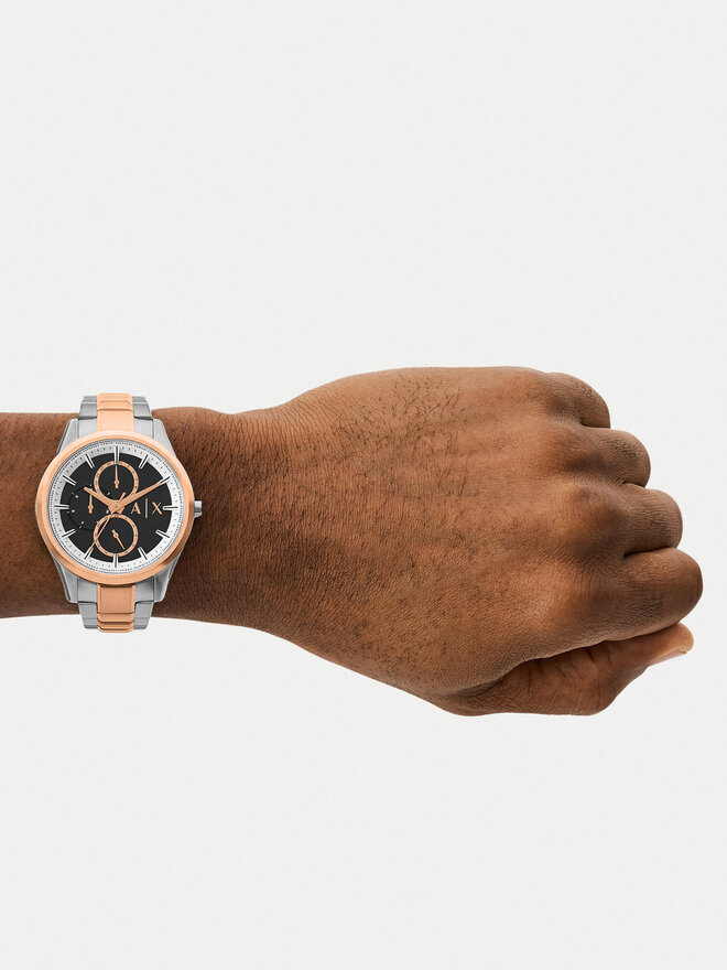 Armani Exchange Ceas Armani Exchange Dante Multifunction AX1882 Argintiu