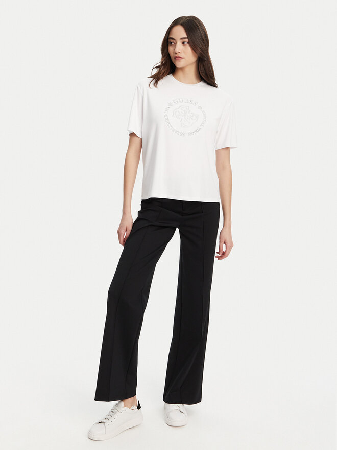Guess Guess Camiseta V5YI05 KCOA2 Blanco Regular Fit