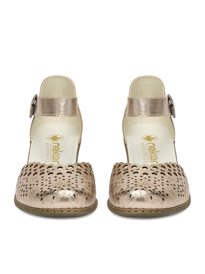 Rieker Halbschuhe Rieker CEO-40902-90 Goldfarben