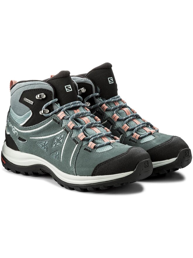 Trekkingschuhe Salomon Ellipse 2 Mid Ltr Gtx GORE TEX W 401626 20 V0 Grau eschuhe