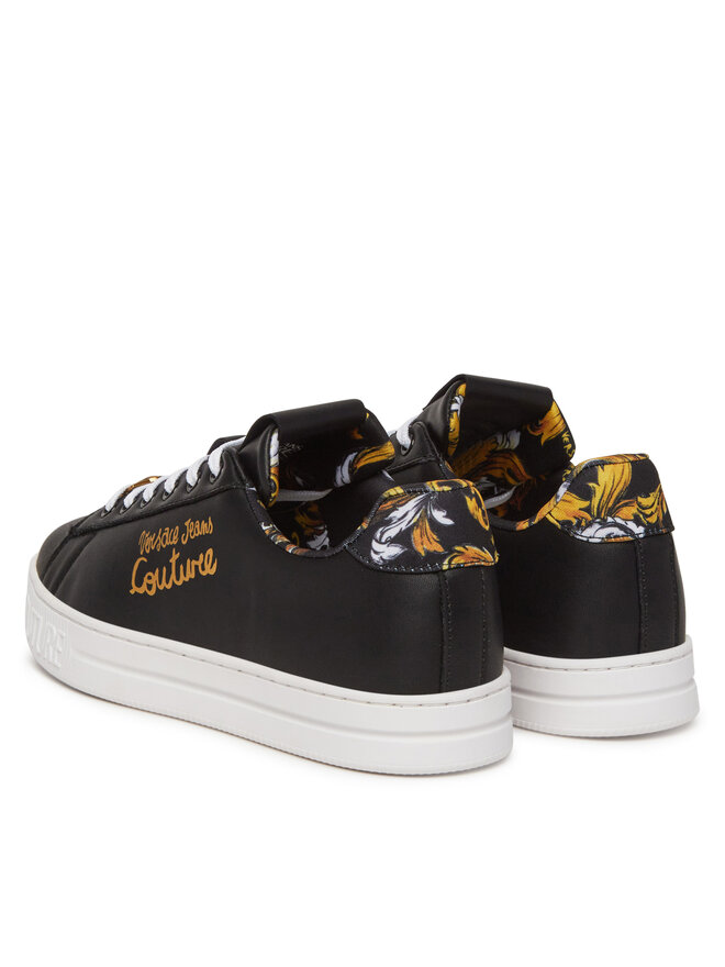 Versace Jeans Couture Сникърси Versace Jeans Couture 78VA3SKL Черен