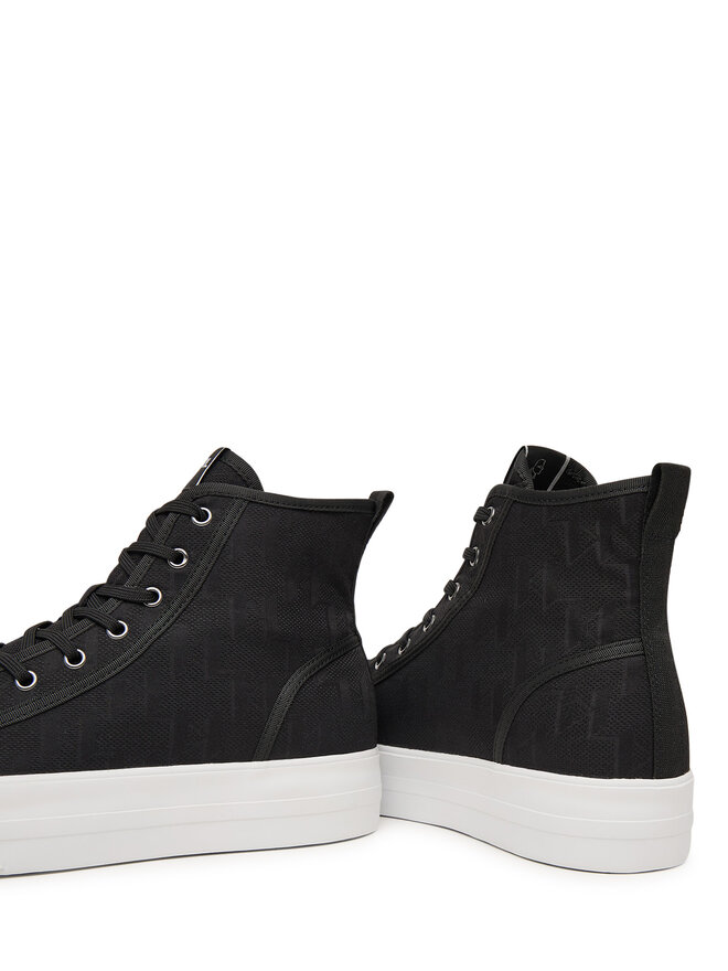 KARL LAGERFELD Sneakers aus Stoff KARL LAGERFELD Kampus Max V KL50546 Schwarz