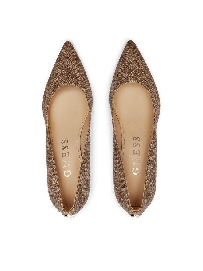 Guess Szpilki Guess Dabbey 2 FLTDB2 FAL08 Beżowy