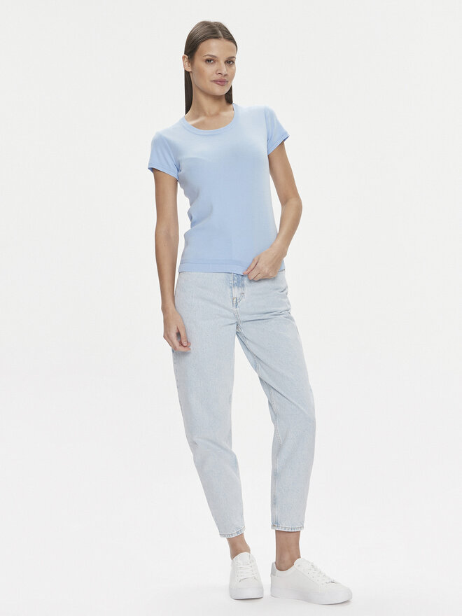 United Colors Of Benetton United Colors Of Benetton Camiseta 1091D1M10 Celeste Regular Fit