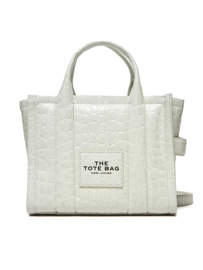 Marc Jacobs Torebka Marc Jacobs The Croc Embossed Tote Bag H022L01RE22 Écru