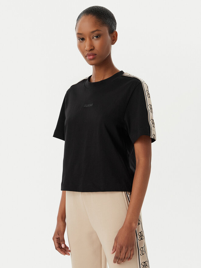 Guess Guess T-Shirt V3RI08 I3Z14 Schwarz Relaxed Fit