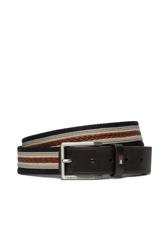 Tommy Hilfiger Férfi öv Tommy Hilfiger Oliver Webbing 3.5 AM0AM12049 Szürke