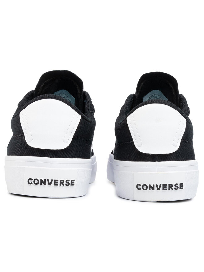 Converse Sneakers aus Stoff Converse Courtlandt Ox 161603C Schwarz