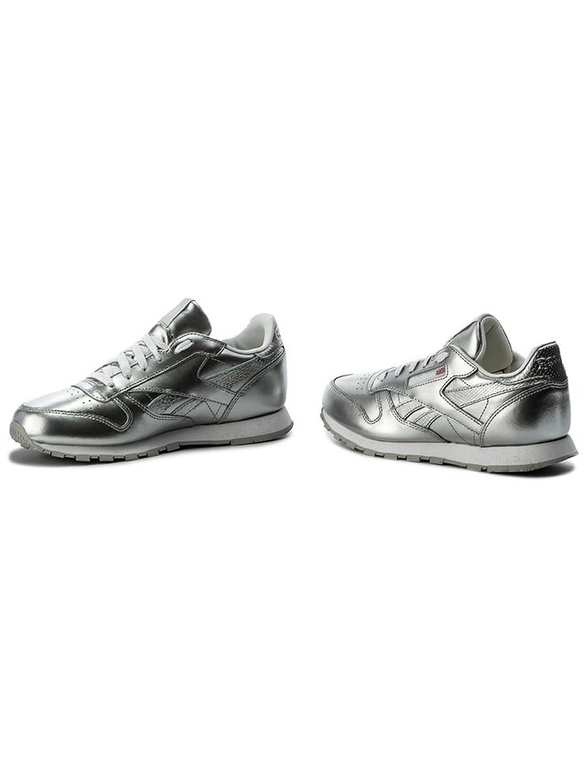 Reebok Laisvalaikio batai Reebok Classic Leather Metallic BS8945 Sidabrinė