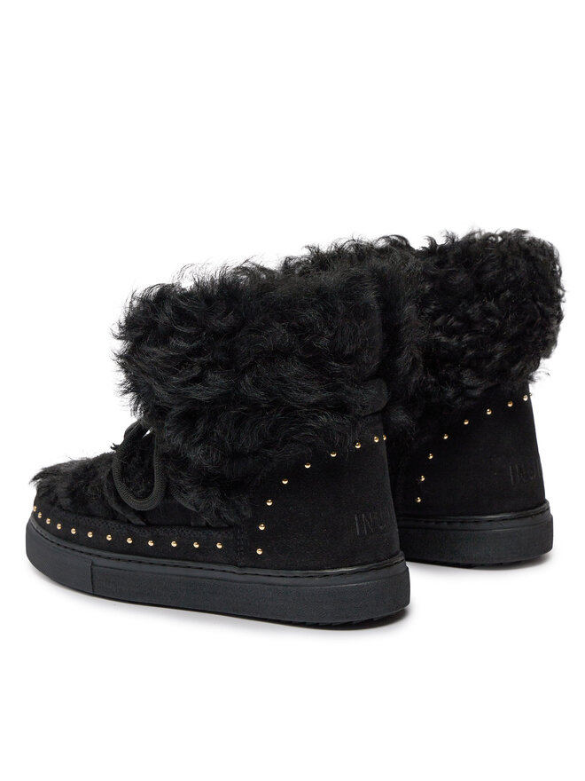 Inuikii Snehule Inuikii Long Curly 75202-051 Čierna