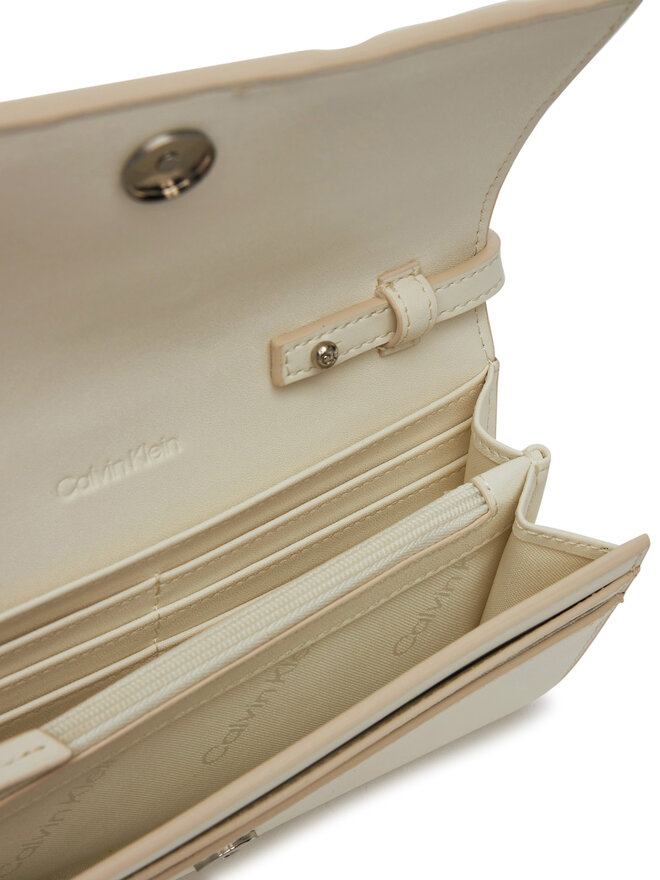 Calvin Klein Handtasche Calvin Klein Ck Woven Convertible Wallet Bag K60K612970 Weiß