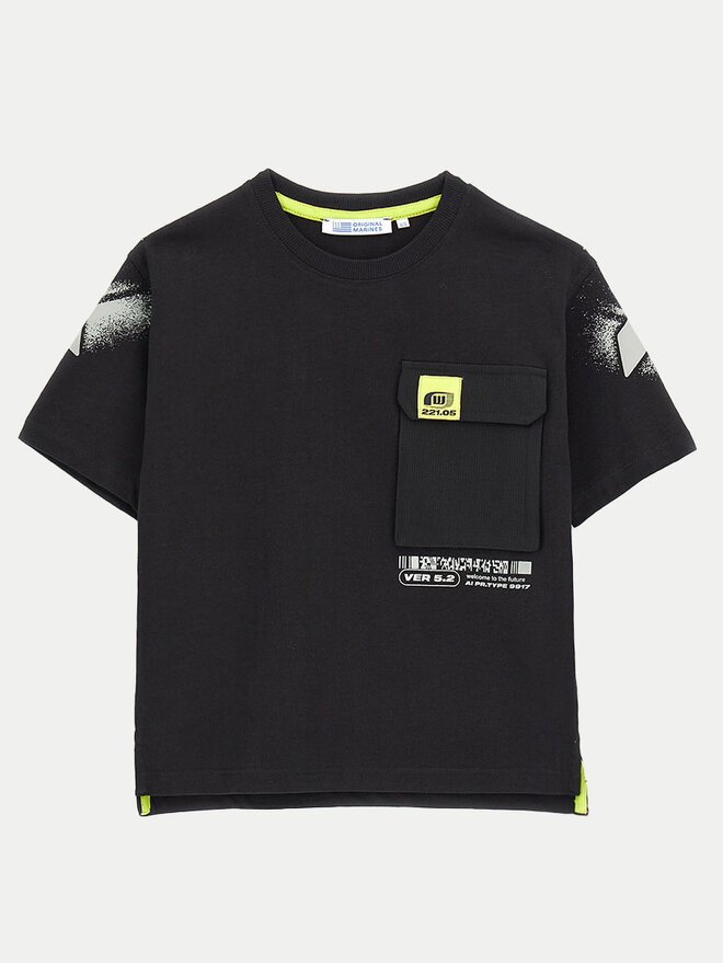 Original Marines Original Marines Футболка DFP4037YM Чорний Regular Fit