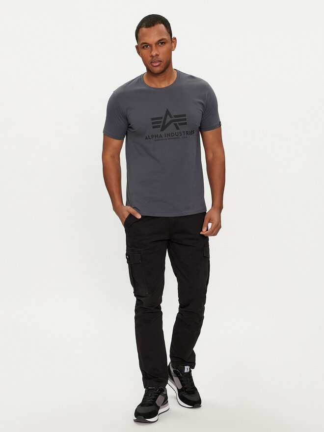 Alpha Industries Alpha Industries Футболка Basic 100501 Сірий Regular Fit