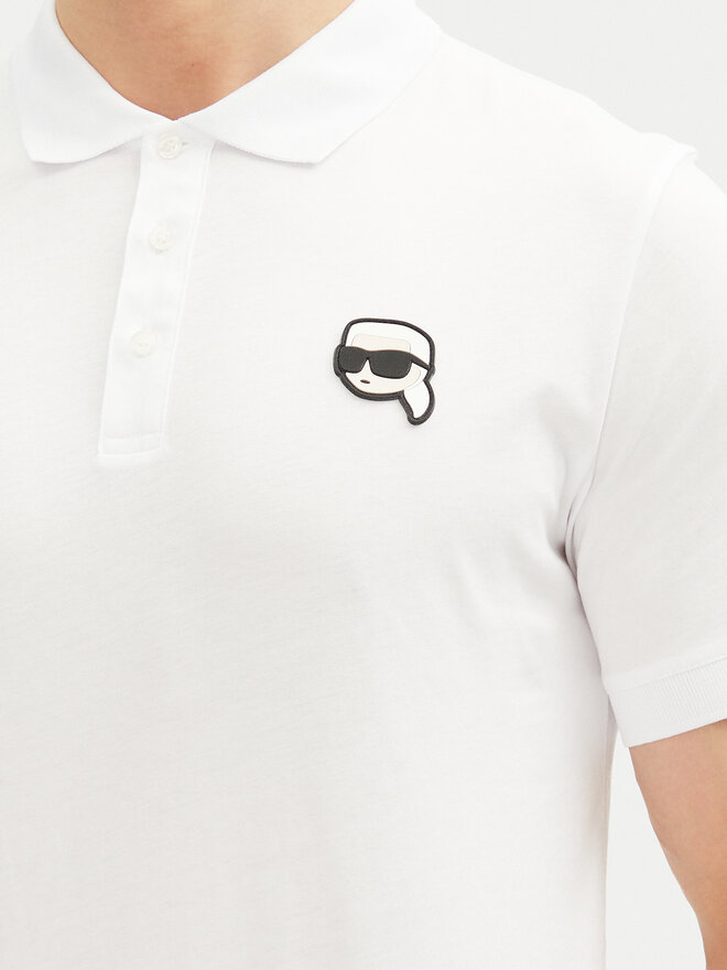 KARL LAGERFELD KARL LAGERFELD Poloshirt 745710 500224 Weiß Regular Fit
