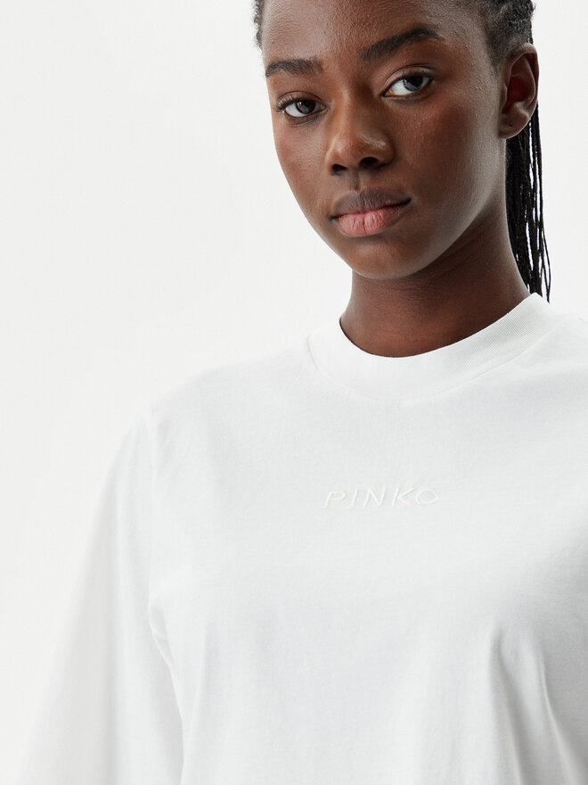 PINKO PINKO Marškinėliai 104604 A2F8 Z05 Balta Regular Fit