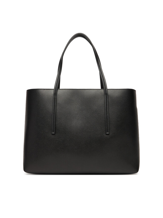 Calvin Klein Τσάντα Calvin Klein Foil Logo Small Tote LV04F3275G Μαύρο