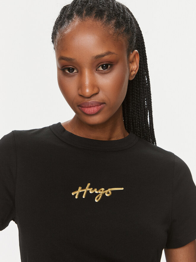 HUGO Hugo T-Shirt Classic 50508289 Μαύρο Regular Fit