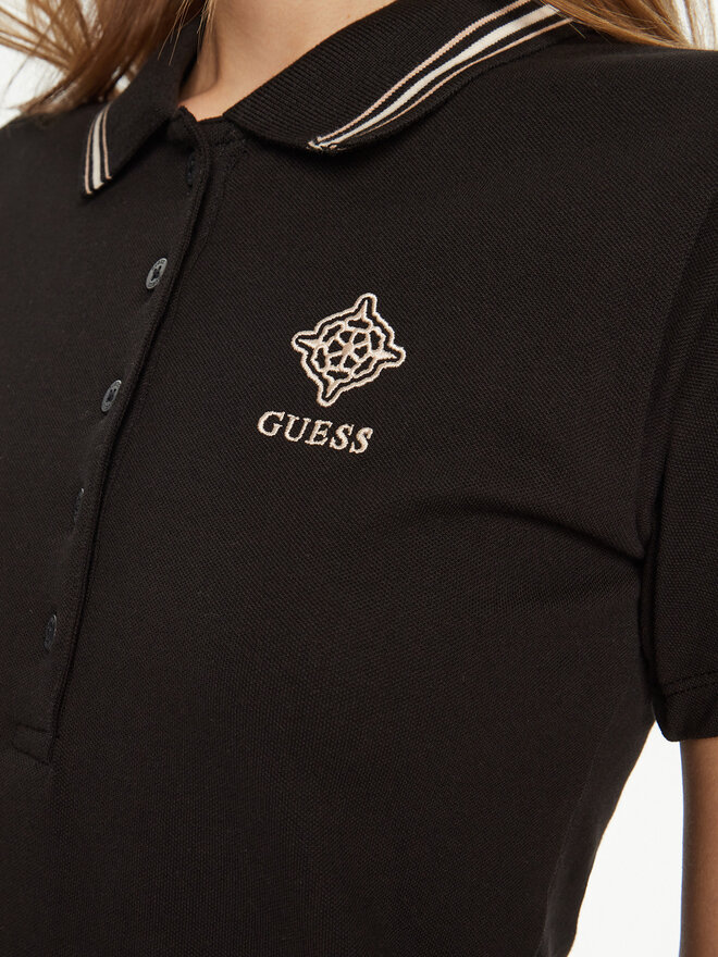 Guess Guess Поло V5RP02 KCOK1 Cиній Regular Fit
