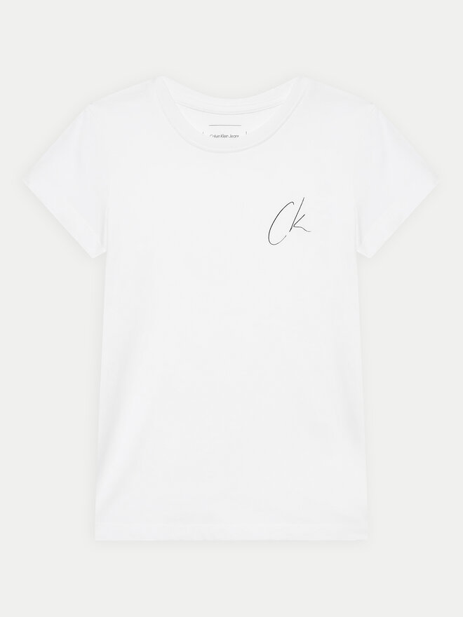 Calvin Klein Jeans Calvin Klein Jeans T-Shirt Signage IG0IG02624 Λευκό Slim Fit