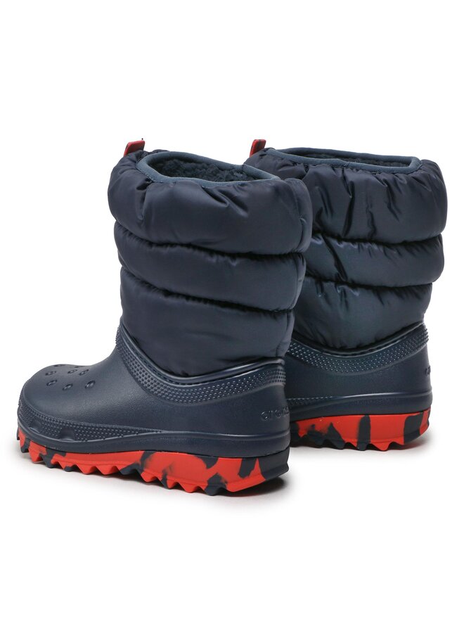 Crocs Schneeschuhe Crocs Classic Neo Puff Boot K 207684 Dunkelblau