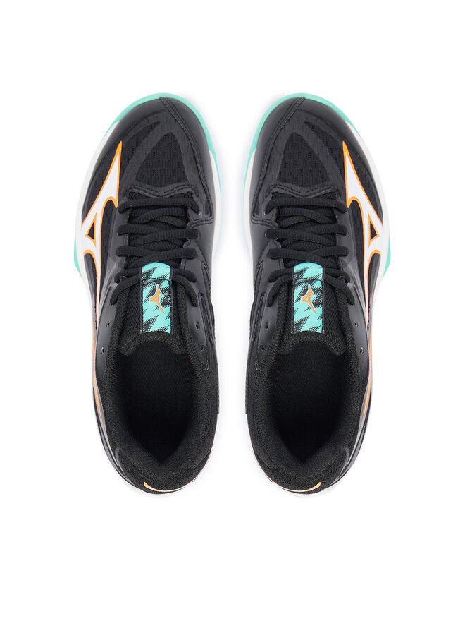 Mizuno Hallenschuhe Mizuno Lightning Star Z7 Jr. V1GD2303 Schwarz