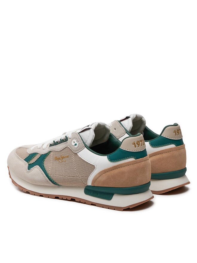 Sneakers Pepe Jeans Brit Retro M PMS40004 Ecru eschuhe