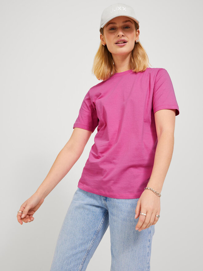 JJXX JJXX Póló Anna 12200182 Rózsaszín Regular Fit
