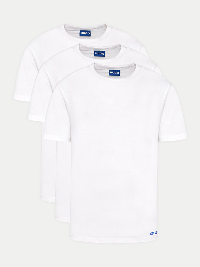 HUGO Hugo 3er-Set T-Shirts Naolo 50522382 Weiß Regular Fit