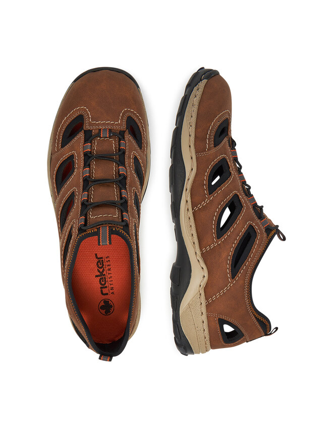 Rieker Сандали Rieker 08065-25 Кафяв
