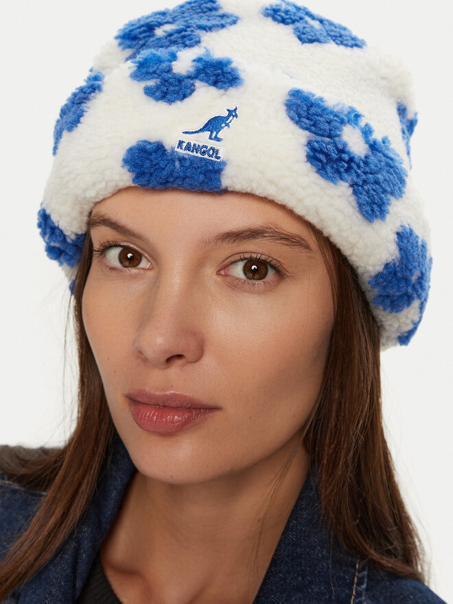 Kangol Czapka Kangol Floral Fleece Beanie K5421 Biały