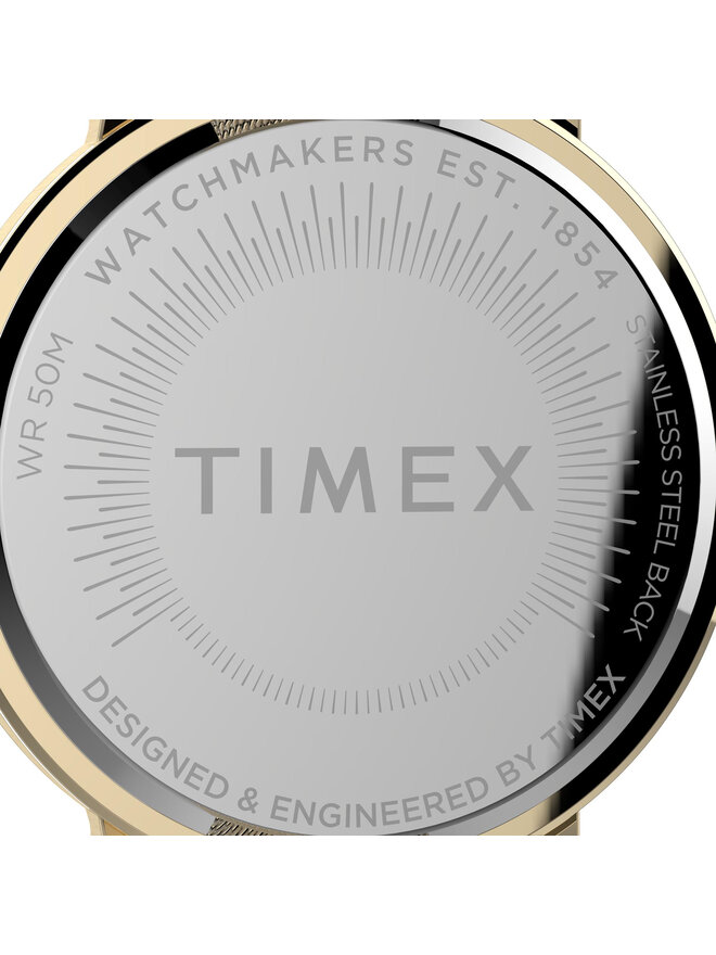 Timex Zegarek Timex Midtown TW2V37200 Złoty